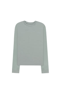 Olive Long Sleeves Basic Top