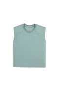 Mint Sleeveless Kids Raglan