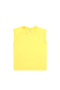 Yellow Sleeveless Kids Raglan