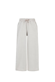 Light Beige Oversized Kids Sweatpants