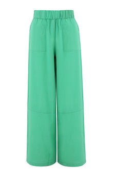 Green Linen Pants
