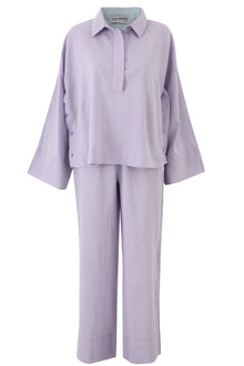 Lilac Linen Pants