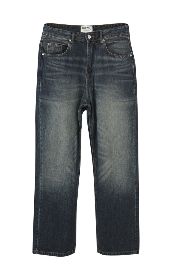 REDU Baggy Jeans Dark Blue Wash