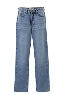 Light Blue Mid Rise Ankle Length Jeans