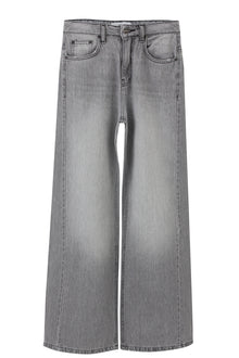 Light Grey Flared Leg Jeans