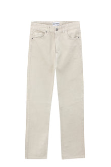 Beige Wide Leg Jeans