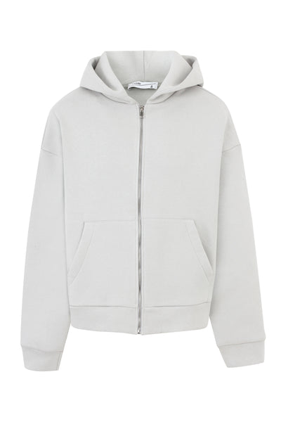 Grey Zip-up Hoodie