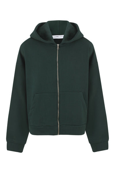 Green Zip-up Hoodie