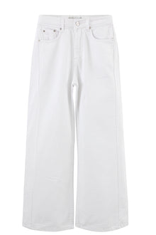 White Flared Leg Jeans