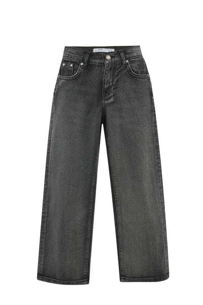Grey Extreme Wide Leg Jeans