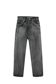 Grey Mom Fit Jeans
