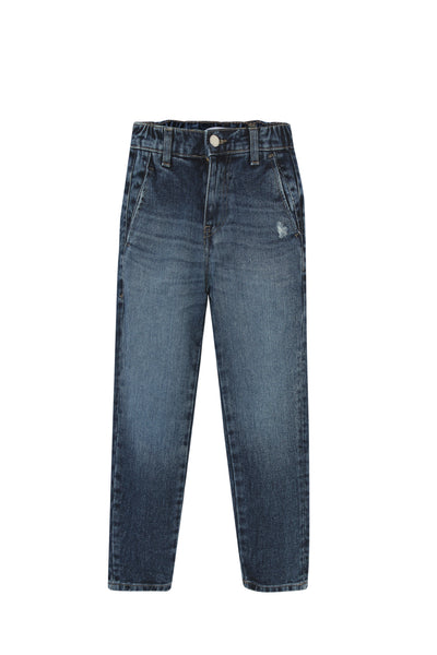 Dark Blue Slouchy Fit Jeans