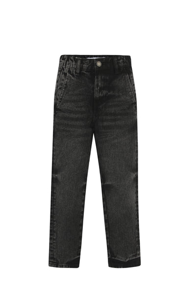 Dark Grey Slouchy Fit Jeans