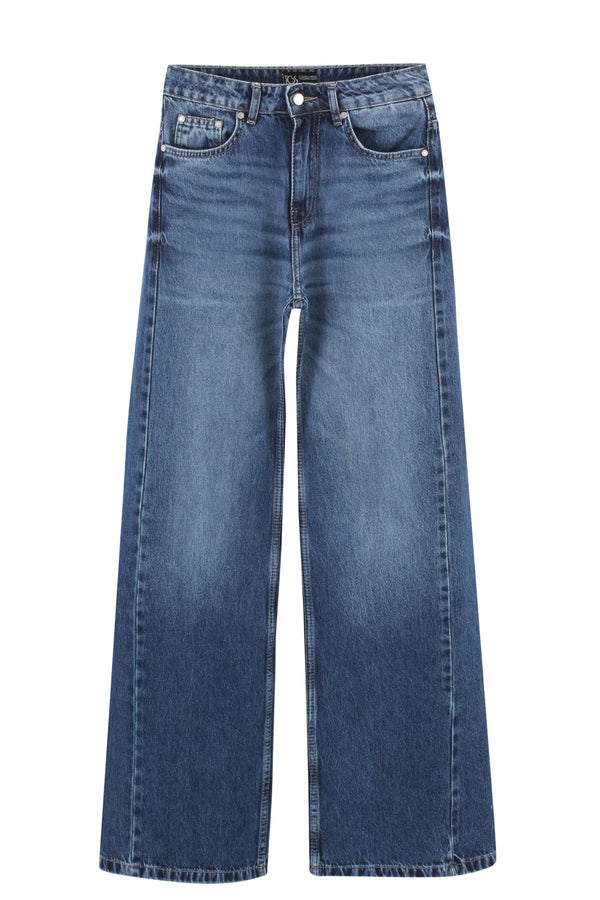 Blue Flared Leg Jeans