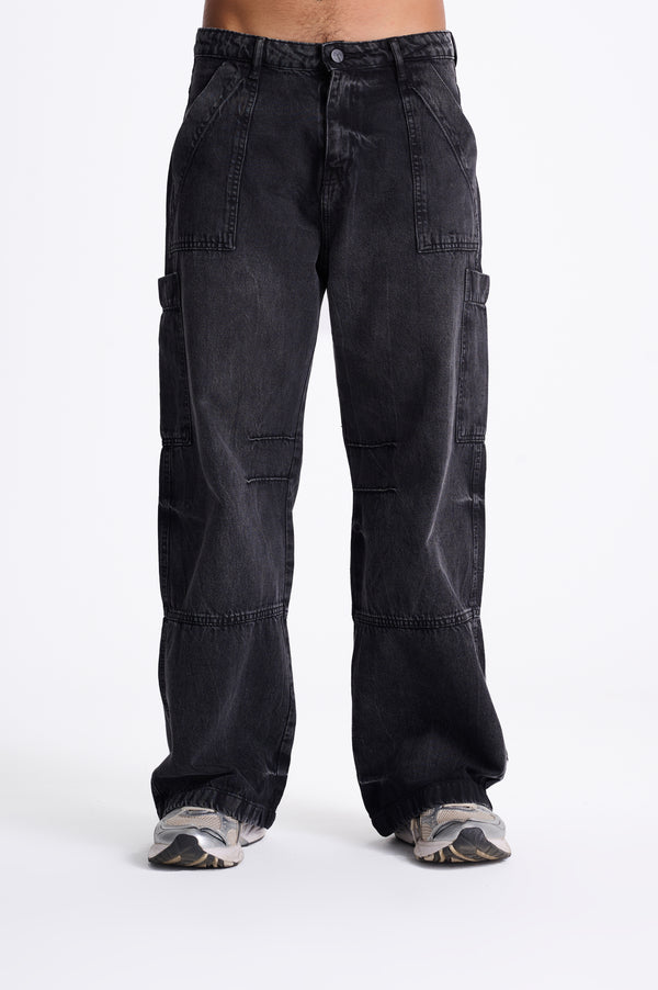 REDU Baggy Carpenter Jeans Dark Grey