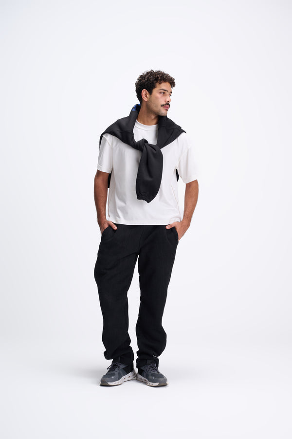 REDU Corduroy Ankle Snap Pants Black