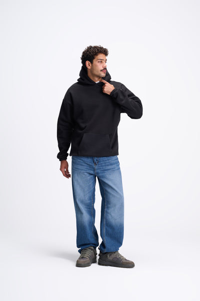 REDU Lit Hoodie Black - Blue