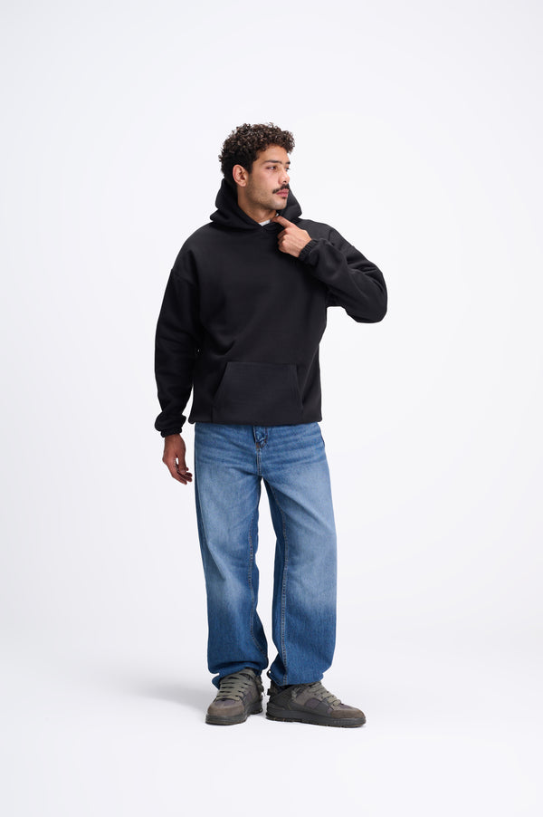 REDU Lit Hoodie Black - Blue