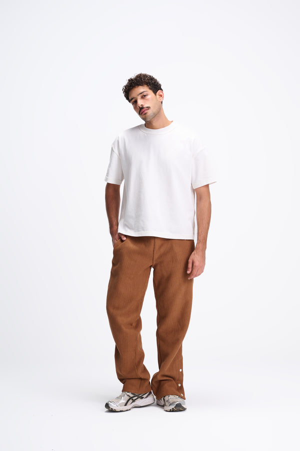 REDU Corduroy Ankle Snap Pants Havane