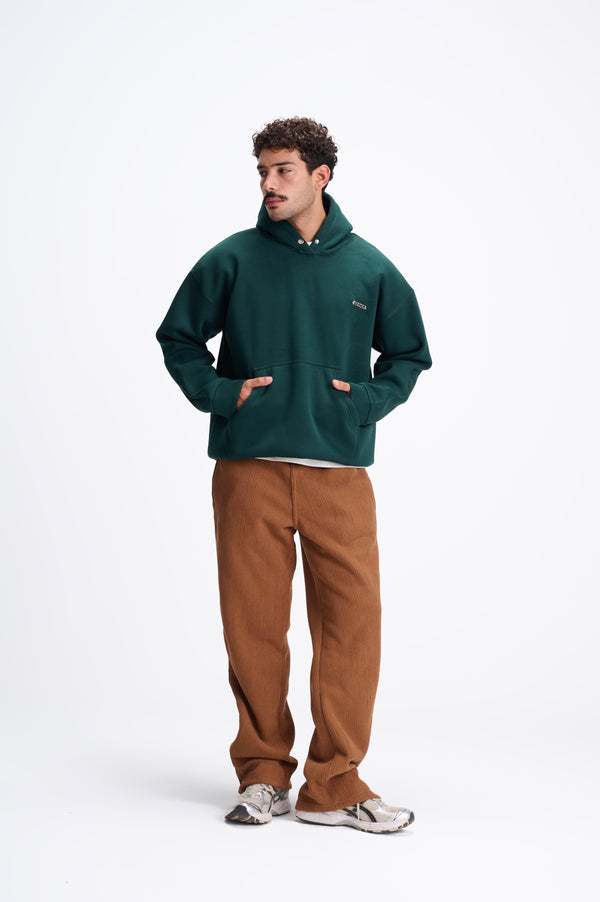 REDU Basic Logo Hoodie Green