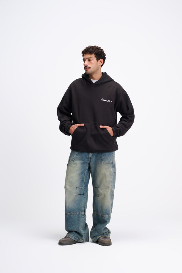 REDU Lit Hoodie Black - Pink