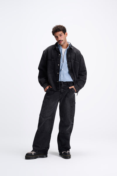 TGS Dark Grey Denim Jacket