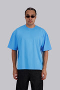 Blue Boxy Oversized T-Shirt