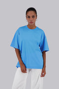 Blue Boxy Oversized T-Shirt