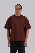 Brown Boxy Oversized T-Shirt