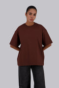 Brown Boxy Oversized T-Shirt