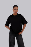 Black Boxy Oversized T-Shirt
