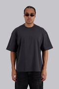 Dark Grey Boxy Oversized T-Shirt