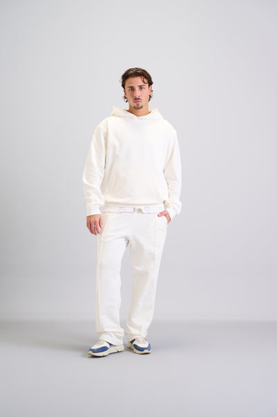 White Basic Hoodie