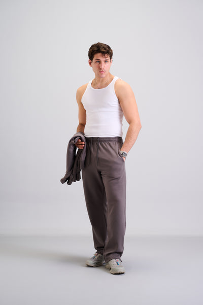 Dark Grey Regular Sweatpants