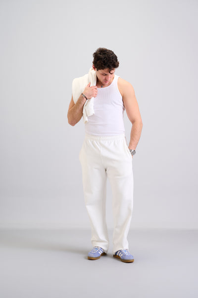 White Regular Sweatpants