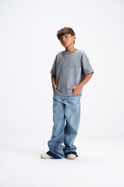 Light Blue Wide Leg Jeans