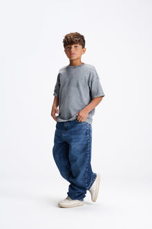 Blue  Balloon Fit Jeans