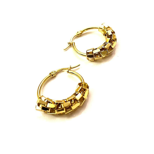 Irregular Gold Hoops