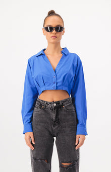 Oversize Crop Shirt