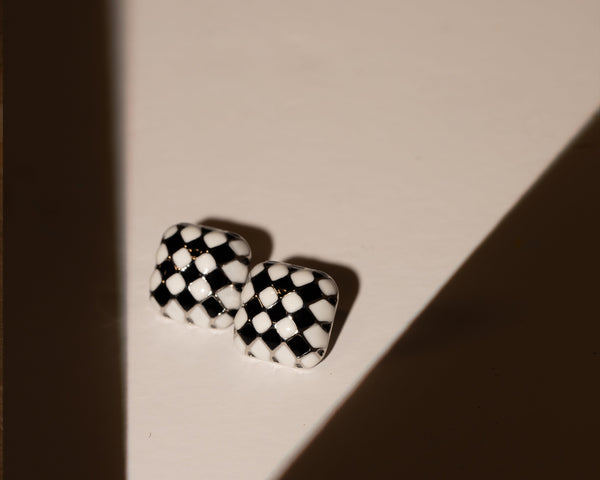 Mini Chess Earrings - TGS Worldwide