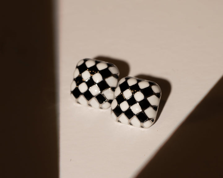 Mini Chess Earrings - TGS Worldwide
