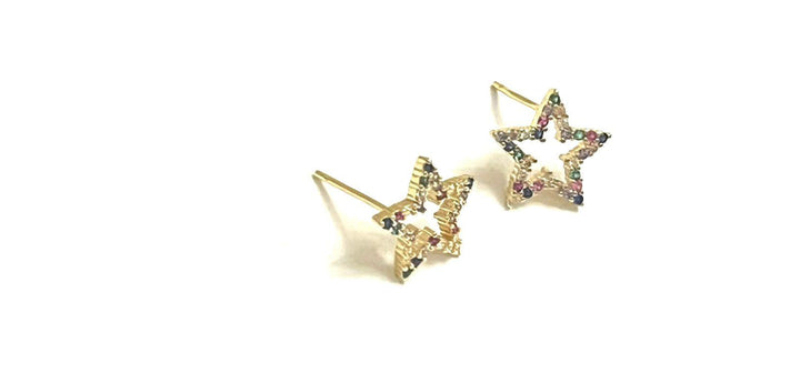 Mini Gold Stars Earrings - TGS Worldwide