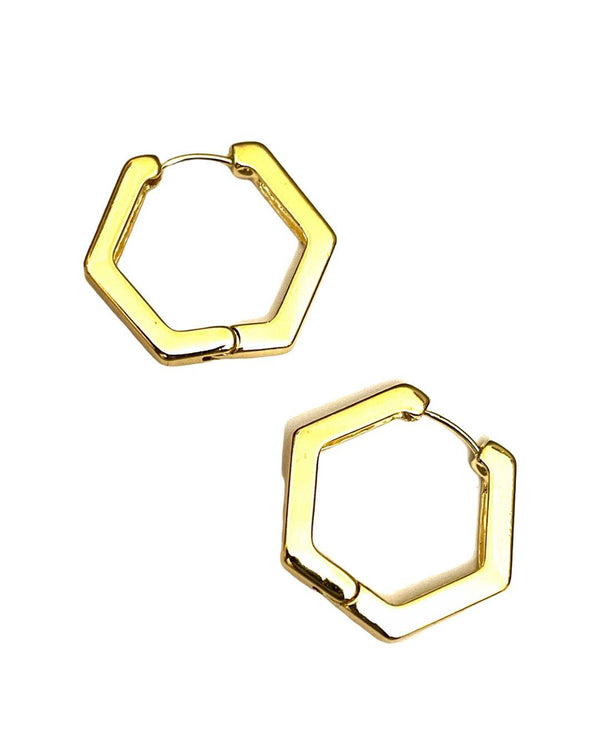 Penta Gold Earrings - TGS Worldwide