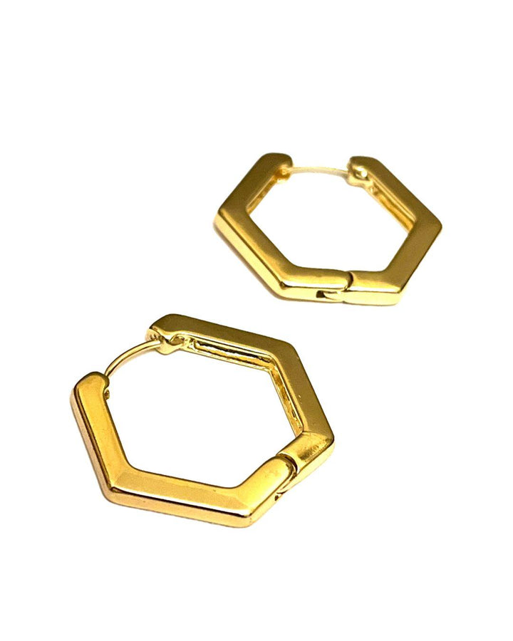 Penta Gold Earrings - TGS Worldwide
